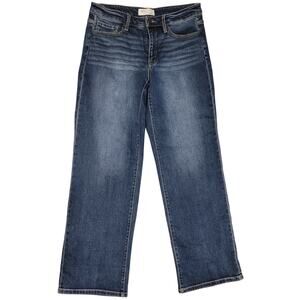 Bke Womens Payton Mid-Rise Wide Leg Jeans Tag 29x28 Actual 32x32 See pics NWOT